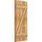 Ekena Millwork Joined Board-n-Batten Shutters w/Z-Bar, Rough Sawn Western Red Cedar, 16 1/8W x 37H, PR RBJ06Z16X037RWR - alternate 2